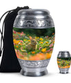 Bucolic Bunny Meadow - Rabbit Urns Large Funeral Large Urns For Ashes