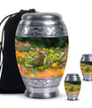 Bucolic Bunny Meadow - Rabbit Urns Large Funeral Large Urns For Ashes