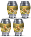 Golden Bunny Memorial Urn For Ashes - Rabbit Urns Funeral Large Urns