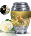 Golden Bunny Memorial Urn For Ashes - Rabbit Urns Funeral Large Urns