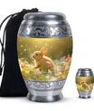 Golden Bunny Memorial Urn For Ashes - Rabbit Urns Funeral Large Urns