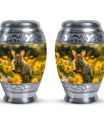Bunny Rabbit Urn For Cremation - Rabbit Funeral Large Urns For Ashes