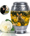 Bunny Rabbit Urn For Cremation - Rabbit Funeral Large Urns For Ashes