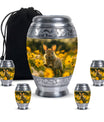 Bunny Rabbit Urn For Cremation - Rabbit Funeral Large Urns For Ashes