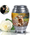 terrier Frolic Dog Memorial Urn - Dog Urns Funeral Large Cremation Urns