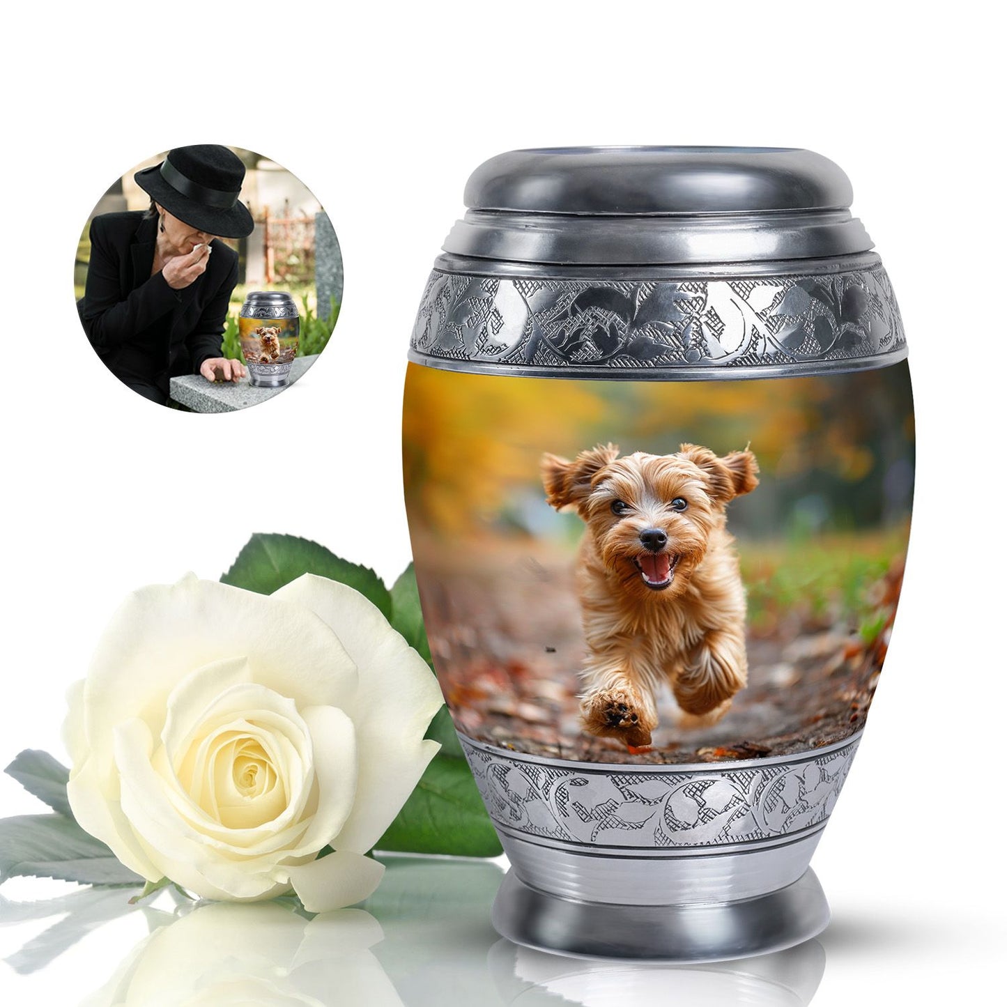 Personalized Dog Cremation Urn for Pet Ashes - Yatskia