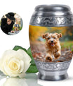 terrier Frolic Dog Memorial Urn - Dog Urns Funeral Large Cremation Urns