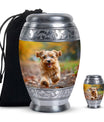 terrier Frolic Dog Memorial Urn - Dog Urns Funeral Large Cremation Urns