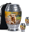 terrier Frolic Dog Memorial Urn - Dog Urns Funeral Large Cremation Urns