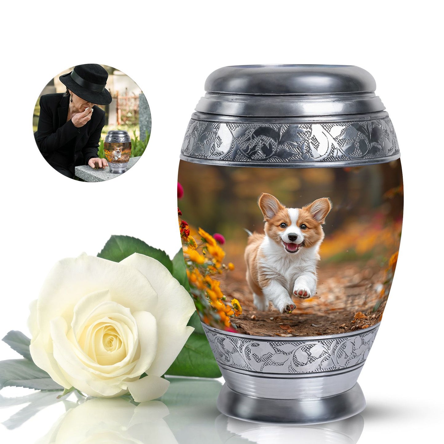 Personalized Dog Cremation Urn for Pet Ashes - Yatskia