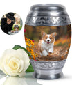 Corgi Puppy Cremation Urn For Ashes - Unique Pet Urns For Dogs