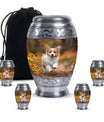 Corgi Puppy Cremation Urn For Ashes - Unique Pet Urns For Dogs