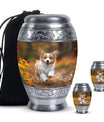 Corgi Puppy Cremation Urn For Ashes - Unique Pet Urns For Dogs