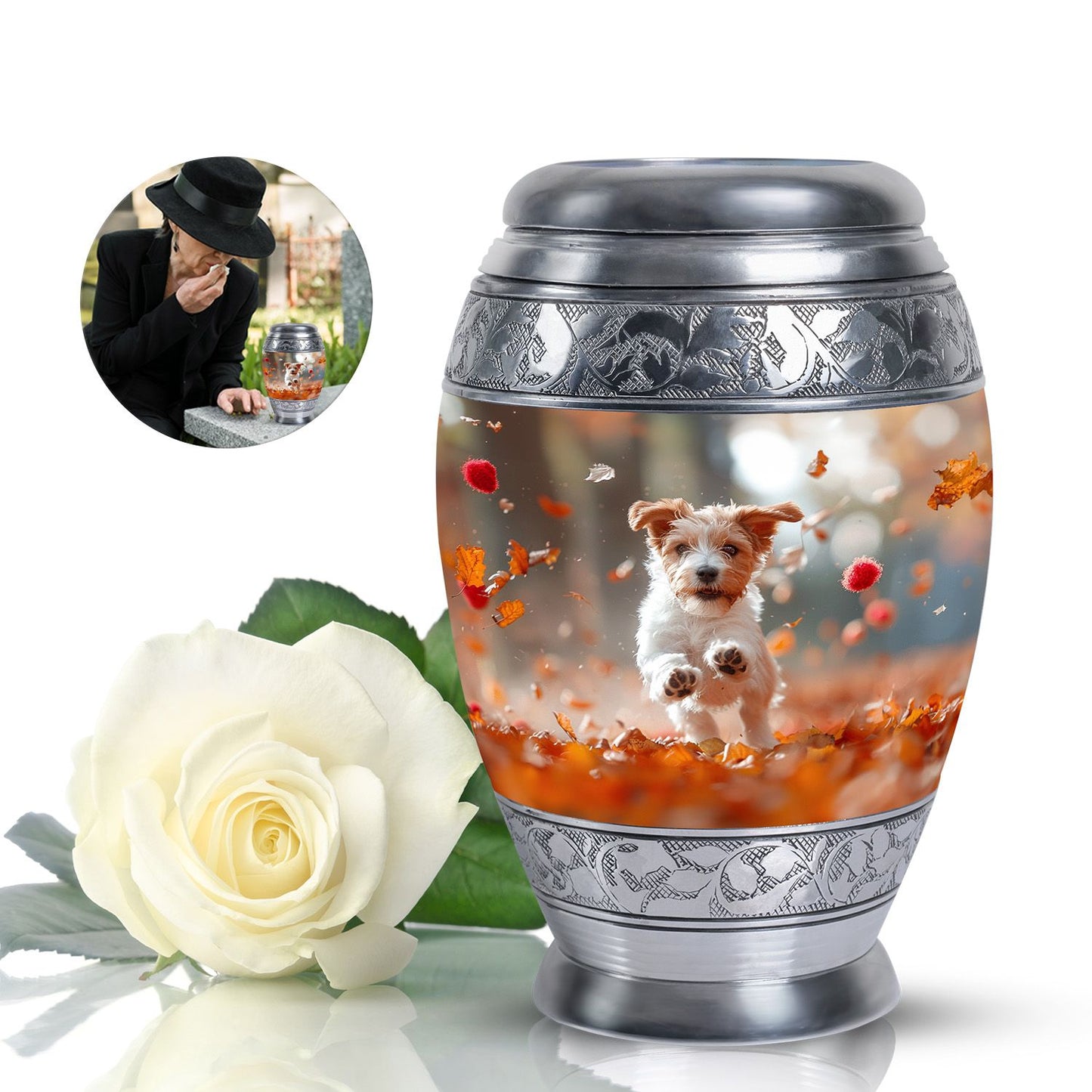 Personalized Dog Cremation Urn for Pet Ashes - Yatskia