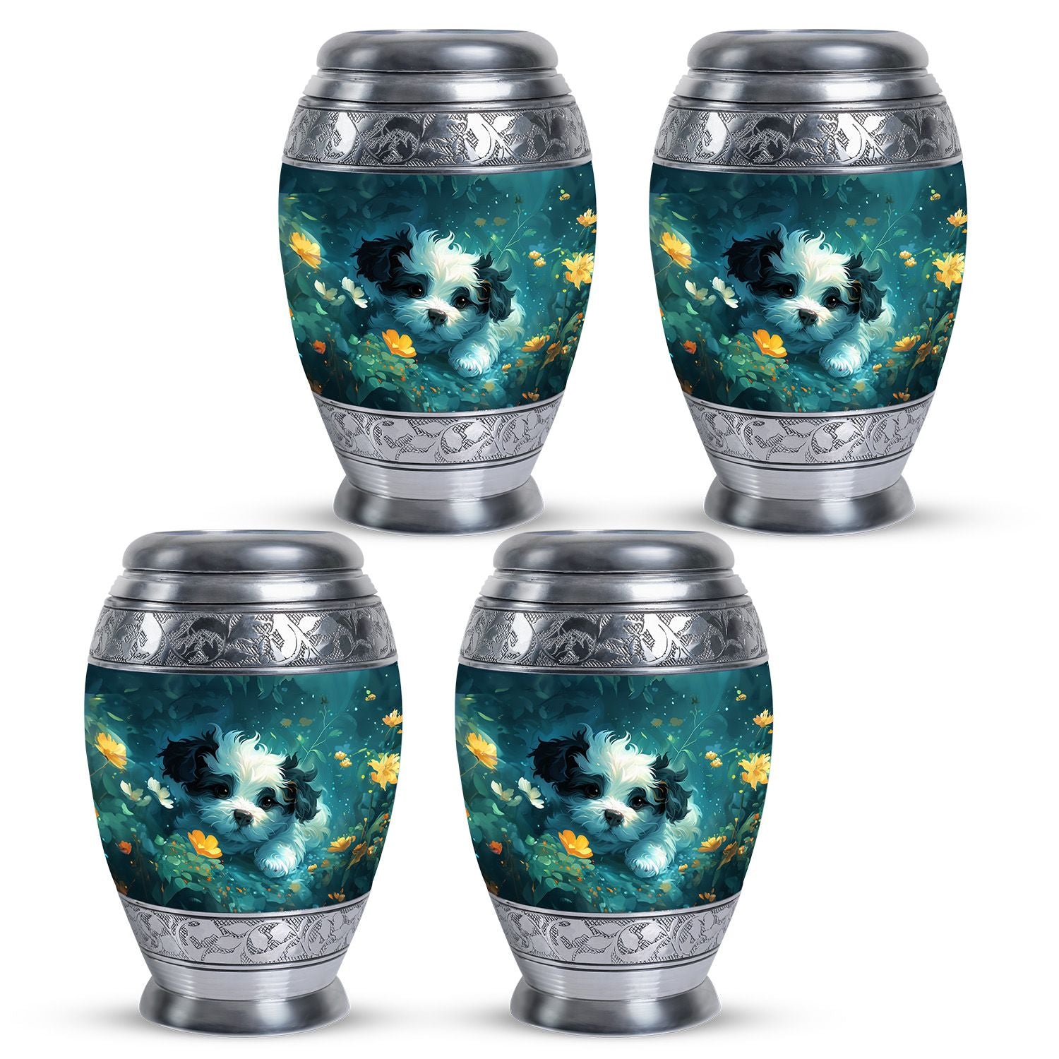 Shih Tzu Urn For Pet Dog Memorial - Cremation Urns For Pet Ashes