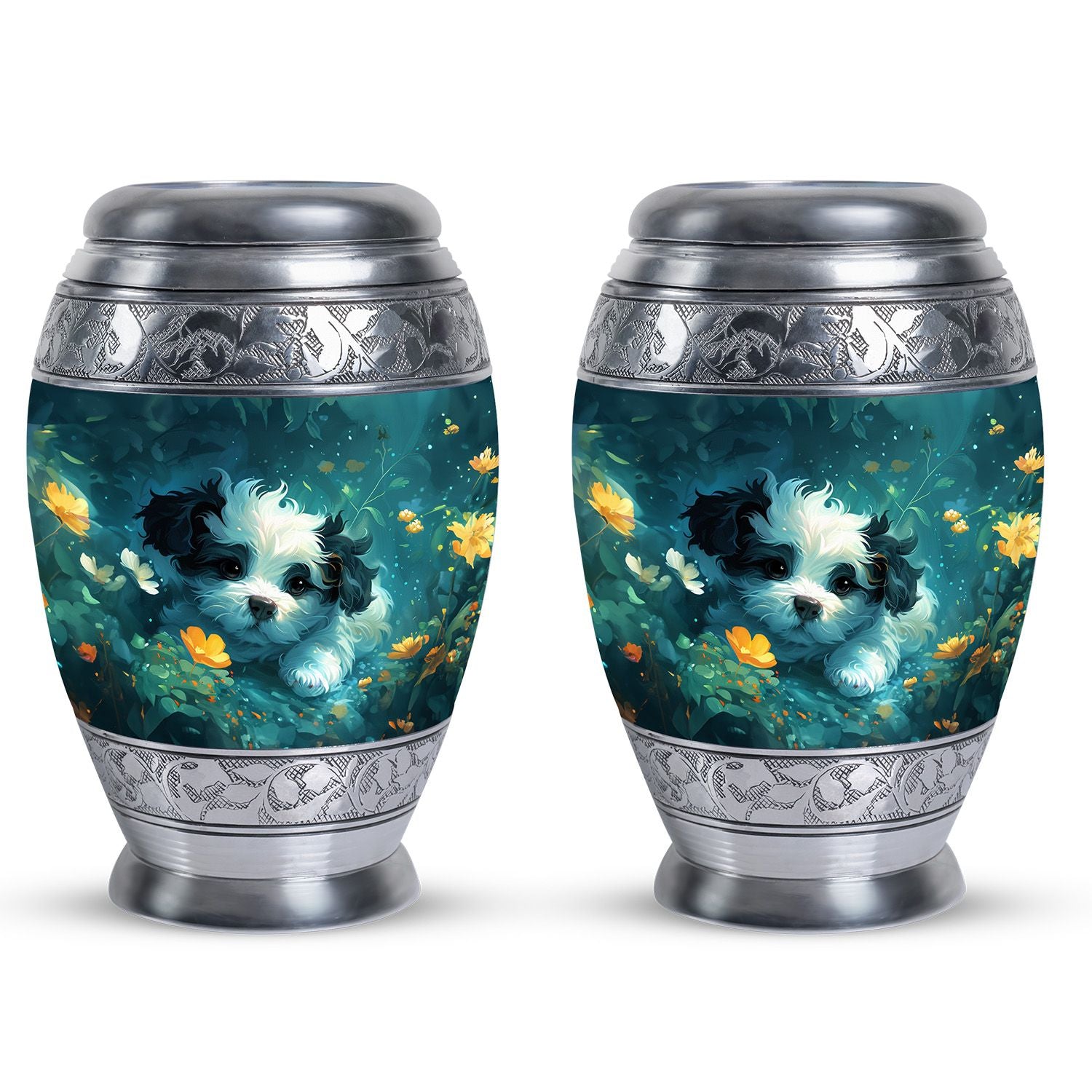 Shih Tzu Urn For Pet Dog Memorial - Cremation Urns For Pet Ashes