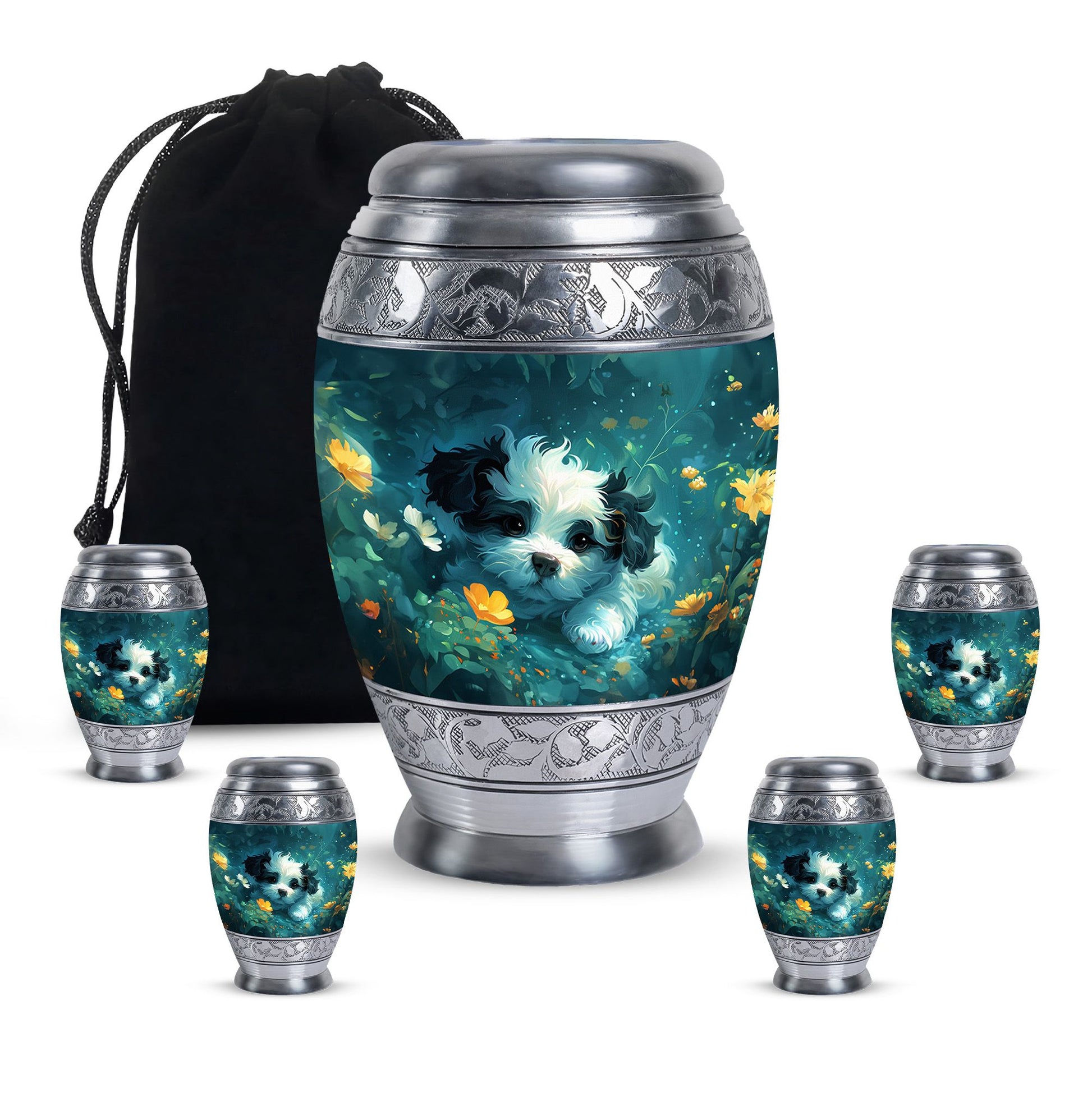 Shih Tzu Urn For Pet Dog Memorial - Cremation Urns For Pet Ashes