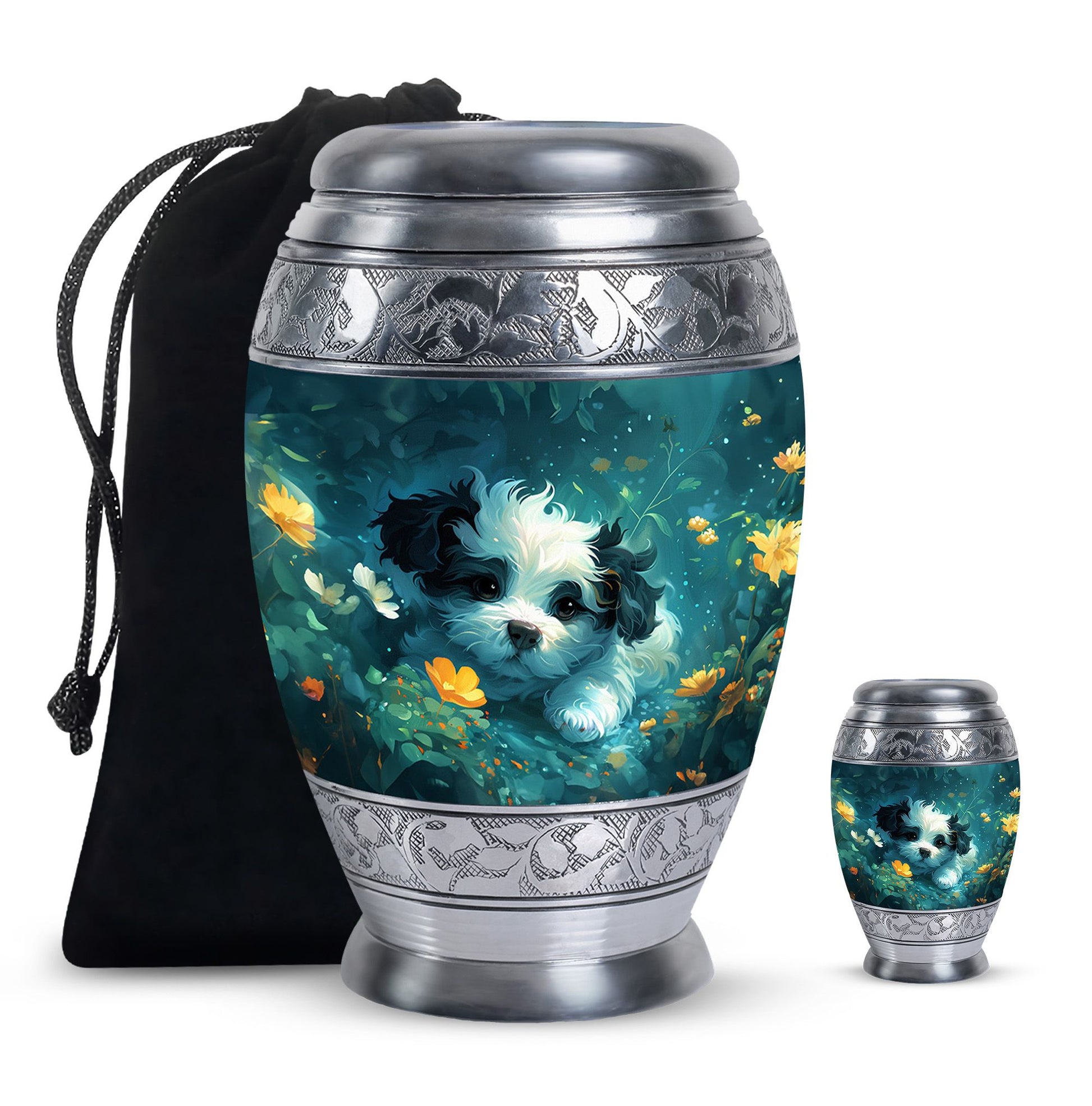 Shih Tzu Urn For Pet Dog Memorial - Cremation Urns For Pet Ashes