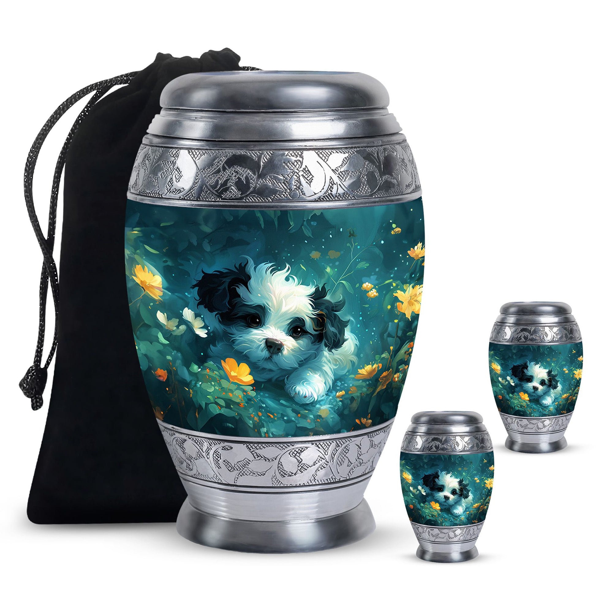 Shih Tzu Urn For Pet Dog Memorial - Cremation Urns For Pet Ashes