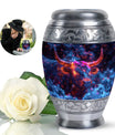 Mystical Horns Bull Funeral Urn For Men - Magical Bull Urns For Ashes