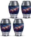 Stellar Dragonfly Large Cremation Urn - Cosmic Insect Memorial Urn