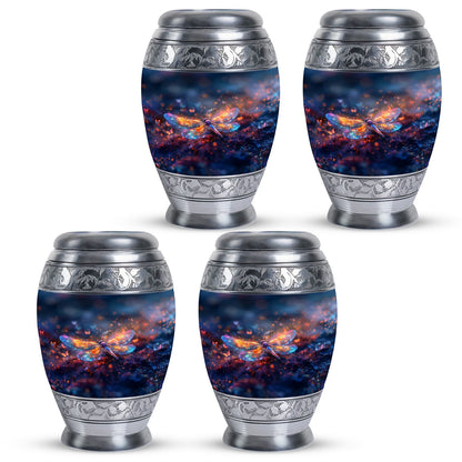 Personalized Dragonfly Cremation Urn for Human Ashes - 10-inch, 200 cu in - Yatskia