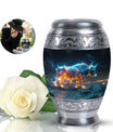 Stellar Taurus Glowing Urn - Bull Urn Memorial For Men & Women