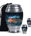 Stellar Taurus Glowing Urn - Bull Urn Memorial For Men & Women