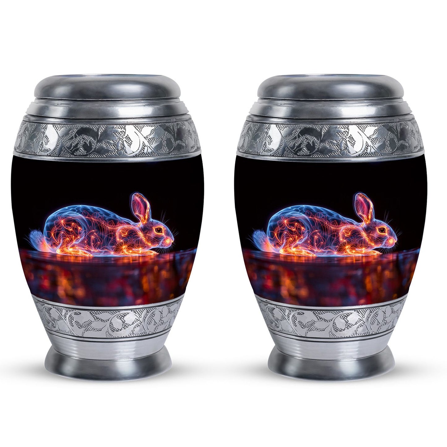 Personalized Rabbit Cremation Urn for Pet Ashes - 10-inch, 200 cu in - Yatskia