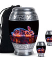 Cosmic Bunny Rabbit Memorial Urn - Funeral Cremation Urn For Ashes