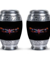 Nebula Dragonfly Urns for Ashes - Black Cremation Urns For Women
