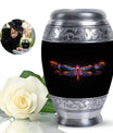 Nebula Dragonfly Urns for Ashes - Black Cremation Urns For Women