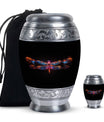 Nebula Dragonfly Urns for Ashes - Black Cremation Urns For Women