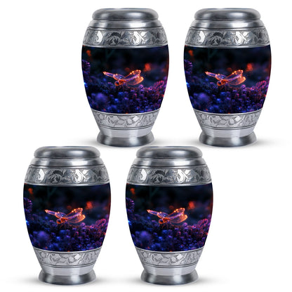 Personalized Dragonfly Cremation Urn for Human Ashes - 10-inch, 200 cu in - Yatskia
