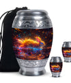 Fiery Rabbit Cremation Ashes Urn - Glowing Bunny Cremation Urns For Sale