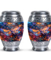 Cosmic Dragonfly Urn Memorial - Dragonfly Ashes Keepsake & Large Urn