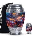 Cosmic Dragonfly Urn Memorial - Dragonfly Ashes Keepsake & Large Urn