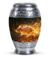 Blazing Hamster Memorial Urn - Cute Hamster Cremation Urn For Funeral
