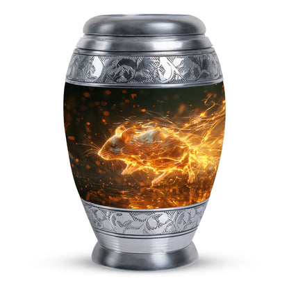 Personalized Mouse Cremation Urn for Human Ashes - 10-inch, 200 cu in - Yatskia