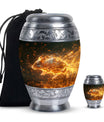 Blazing Hamster Memorial Urn - Cute Hamster Cremation Urn For Funeral