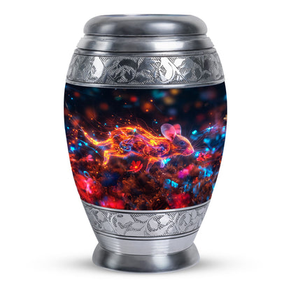 Personalized Mouse Memorial Urn for Men - 10-inch, 200 cu in - Yatskia