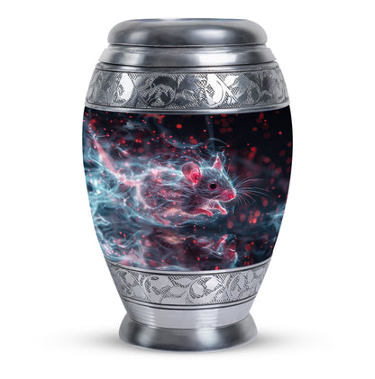 Personalized Mouse Memorial Urn for Men and Women - 10-inch, 200 cu in - Yatskia