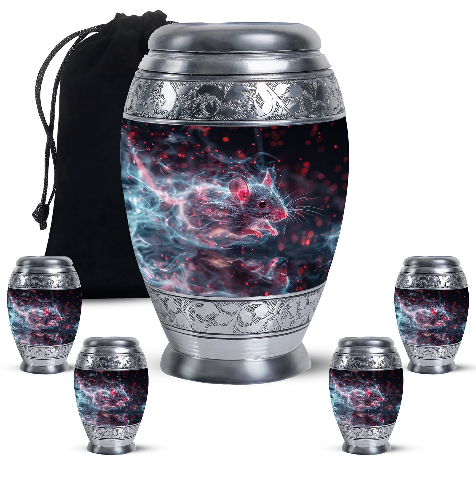 Mystical Nebula Mouse Urn - Mouse Urn Memorial For Men And Women
