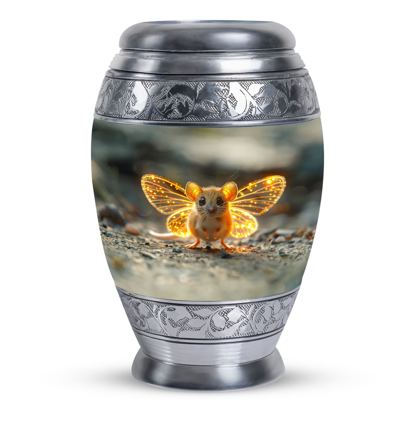 Personalized Artistic Cremation Urn for Women - 10-inch, 200 cu in - Yatskia