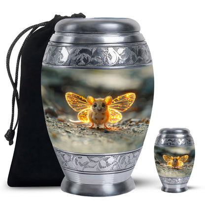Personalized Artistic Cremation Urn for Women - 10-inch, 200 cu in - Yatskia
