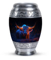 Ember Horns Yak Cremation Urn - Bull Memorial Ashes Large Urn