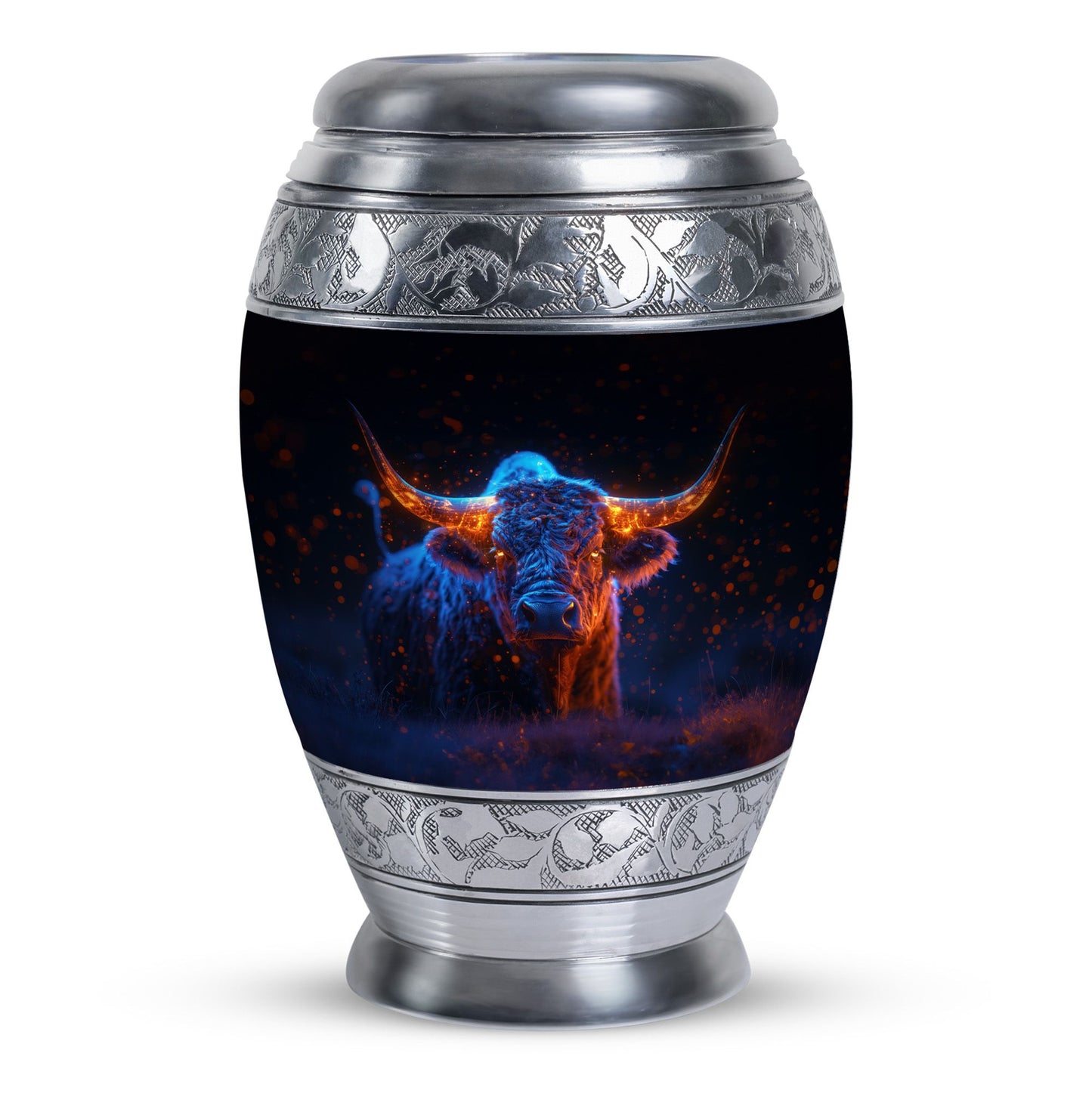 Personalized Artistic Cremation Urn for Human Ashes - 10-inch, 200 cu in - Yatskia