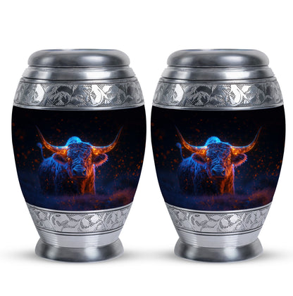 Personalized Artistic Cremation Urn for Human Ashes - 10-inch, 200 cu in - Yatskia