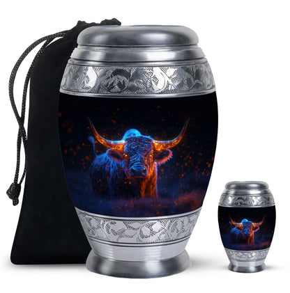Personalized Artistic Cremation Urn for Human Ashes - 10-inch, 200 cu in - Yatskia