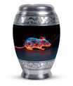Cosmic Mouse Urn For Memorial - Rat Cremation Ashes Urn For Funeral